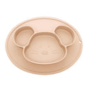 Mumlove Silicone Suction Plate with Spoon & Fork, Dinosaur