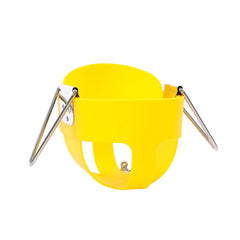 High Back Bucket Swing with Coated Metal Chain