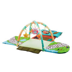 3-in-1 Happy Space Convertible Play Mat | Play Gym with House & Hanging Toys
