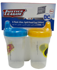 Batman/Superman Baby Sippy Cup | 6 Months+, 300ml, Pack of 2