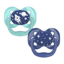 Dr. Brown's - Advantage Pacifier - Stage 1, Blue Space, 2-Pack